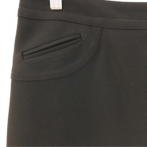 Rich chocolate brown skirt. Size 10. Iris. Made in Canada. - Picture 1 of 7